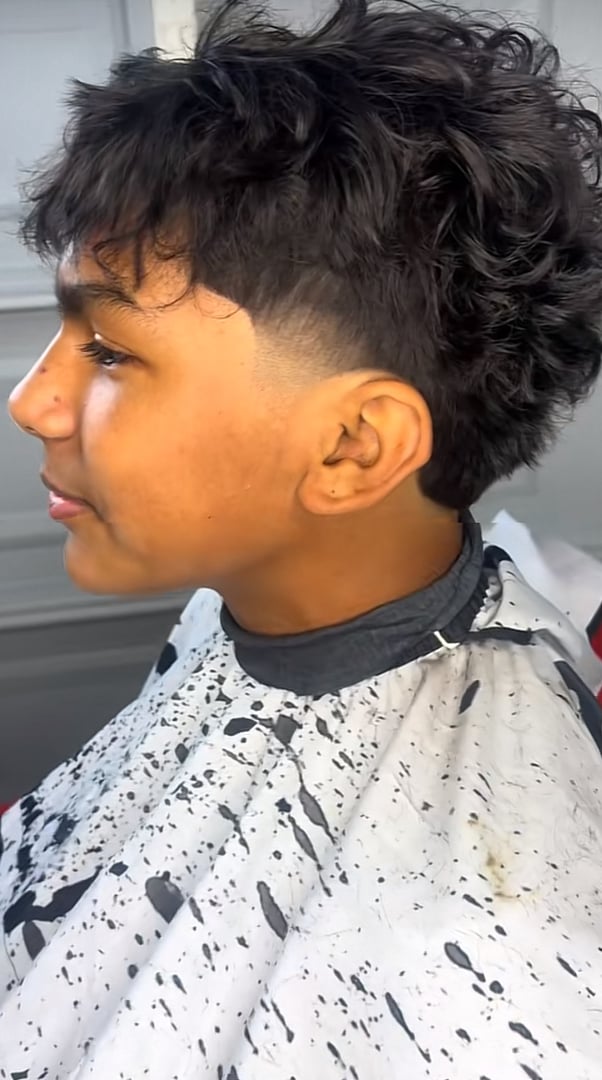 Professional haircut showcase