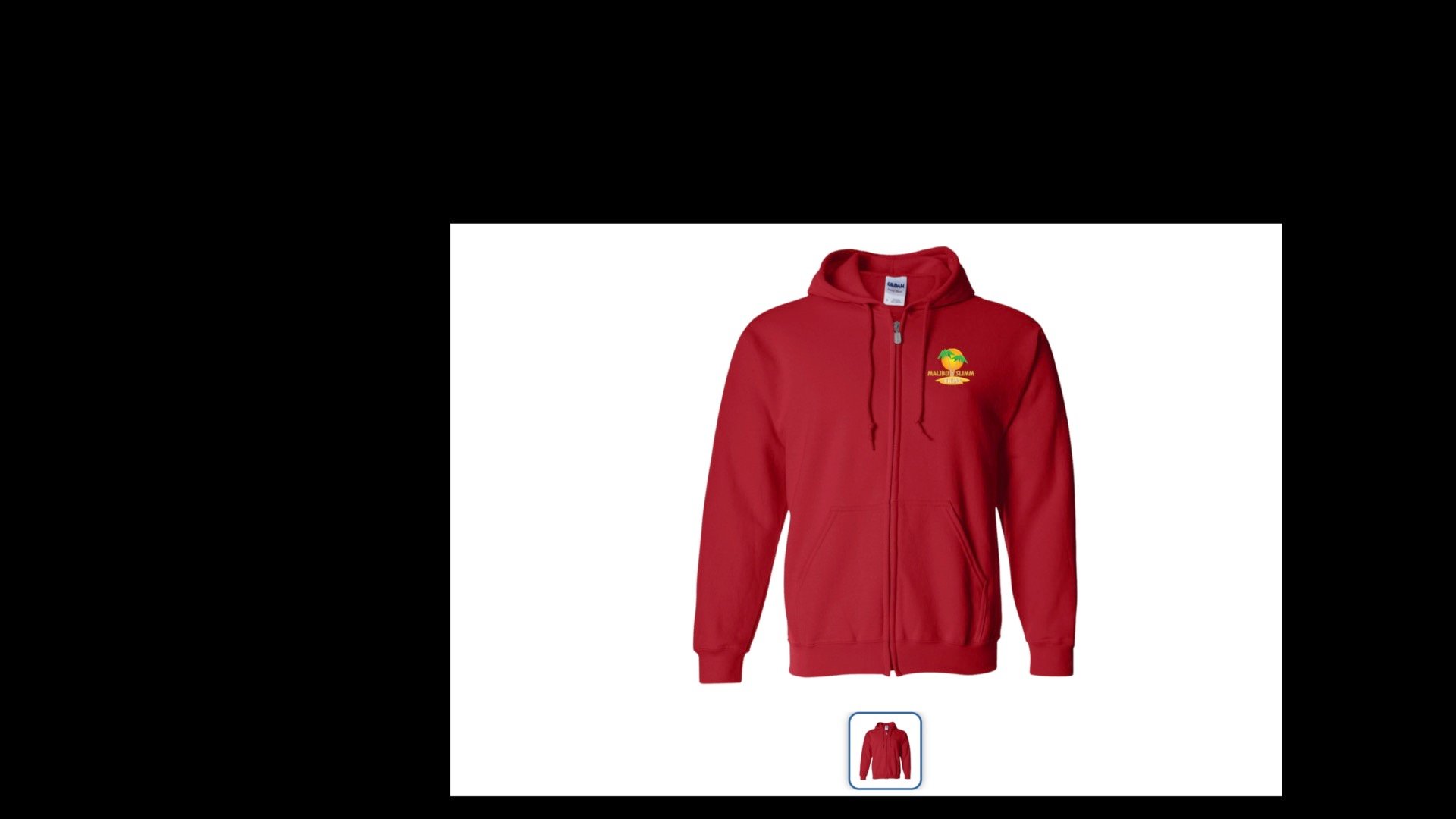 Malibu Slimm Films Zip Up Hoodie