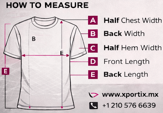 Shirt Measurement Diagram