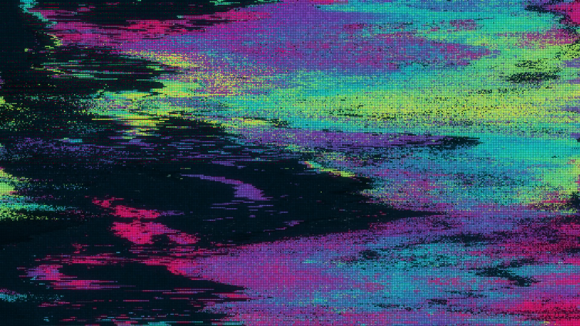 Digital noise glitch