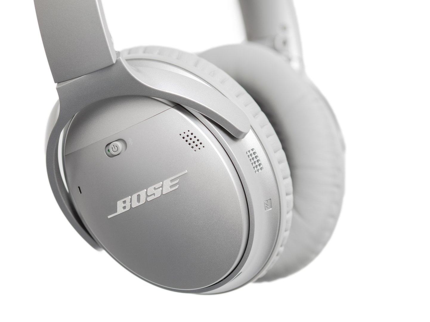 RIGA, LATVIA - January 10, 2017: Bose QuietComfort 35 wireless headphones isolated on white.