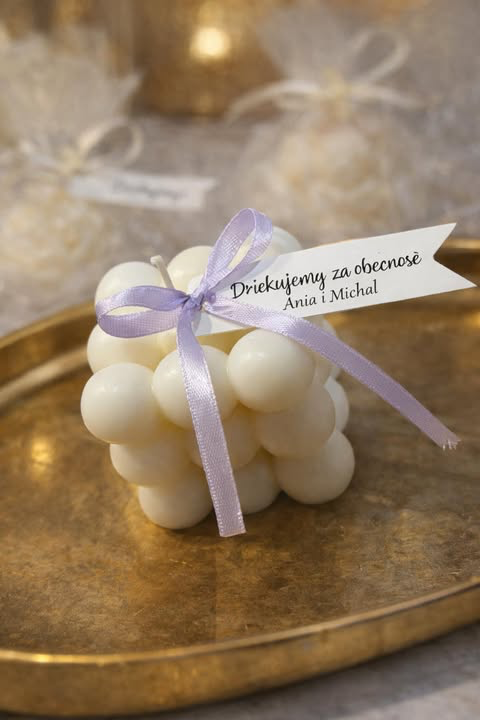 Świeca bubble duża