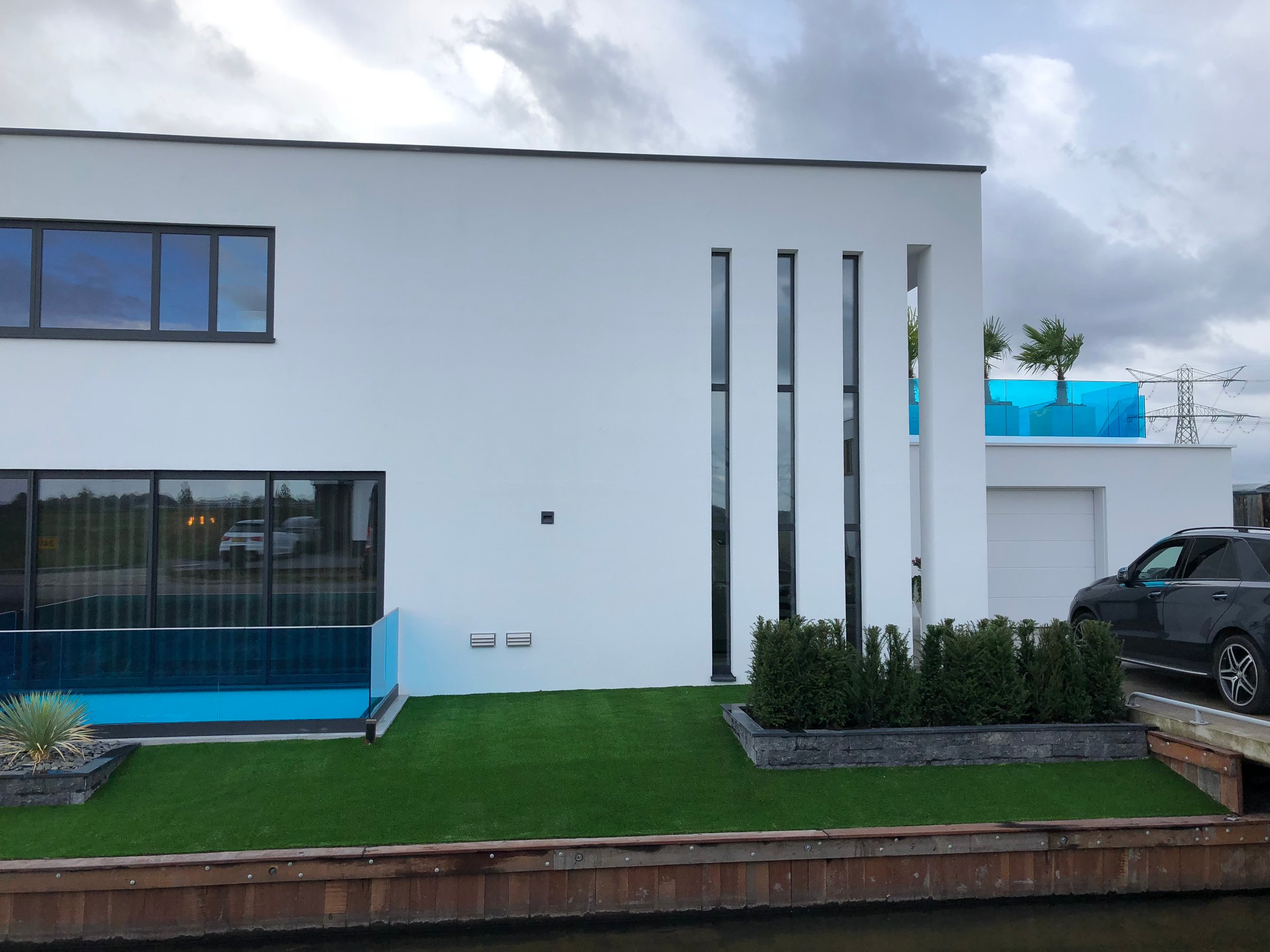 buitengevel stucwerk spachtelputz oss