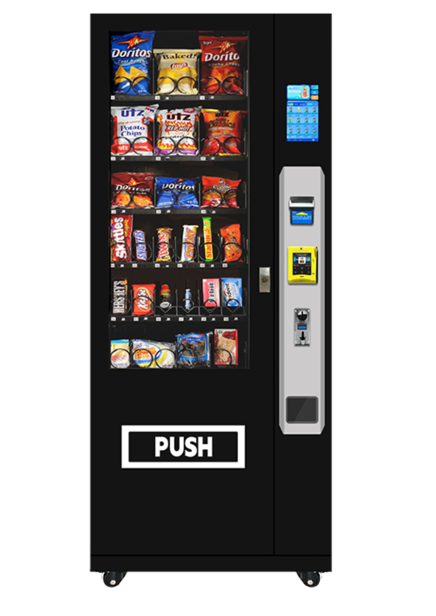 Avero Compact Touch vending machine front view
