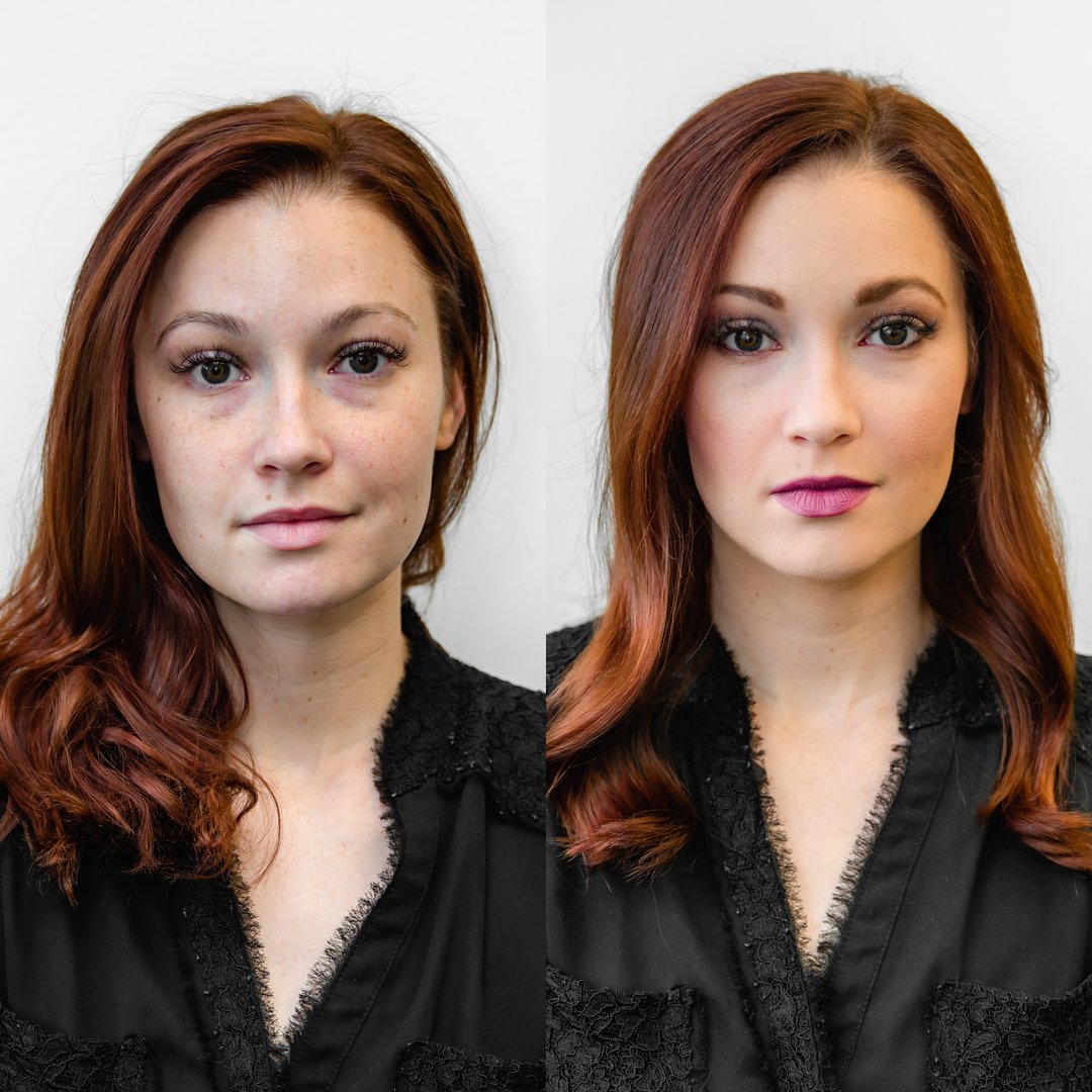 Professional beauty transformation
