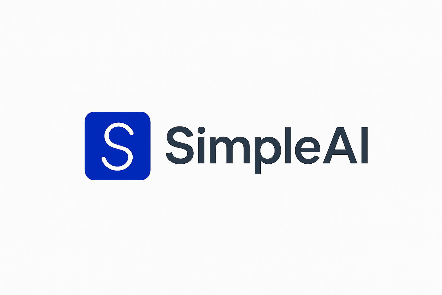 Simple AI Logo