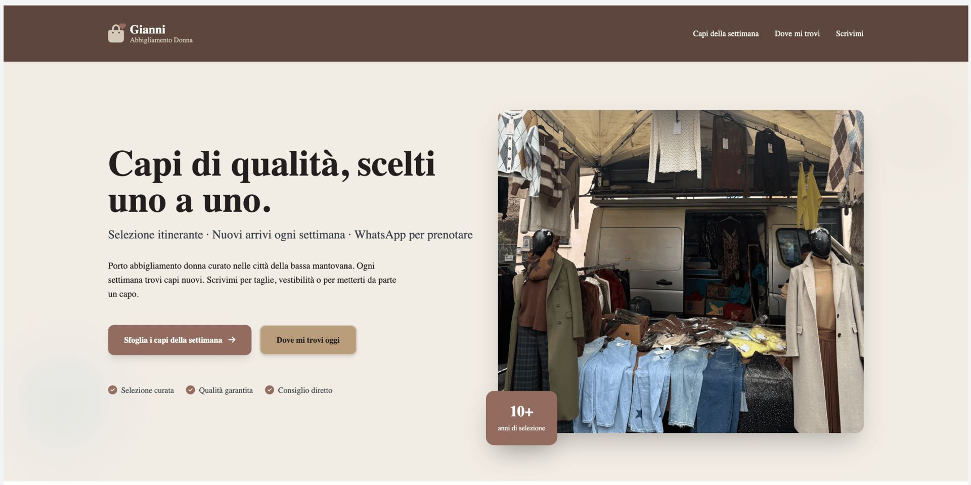 Rivenditore Abbigliamento