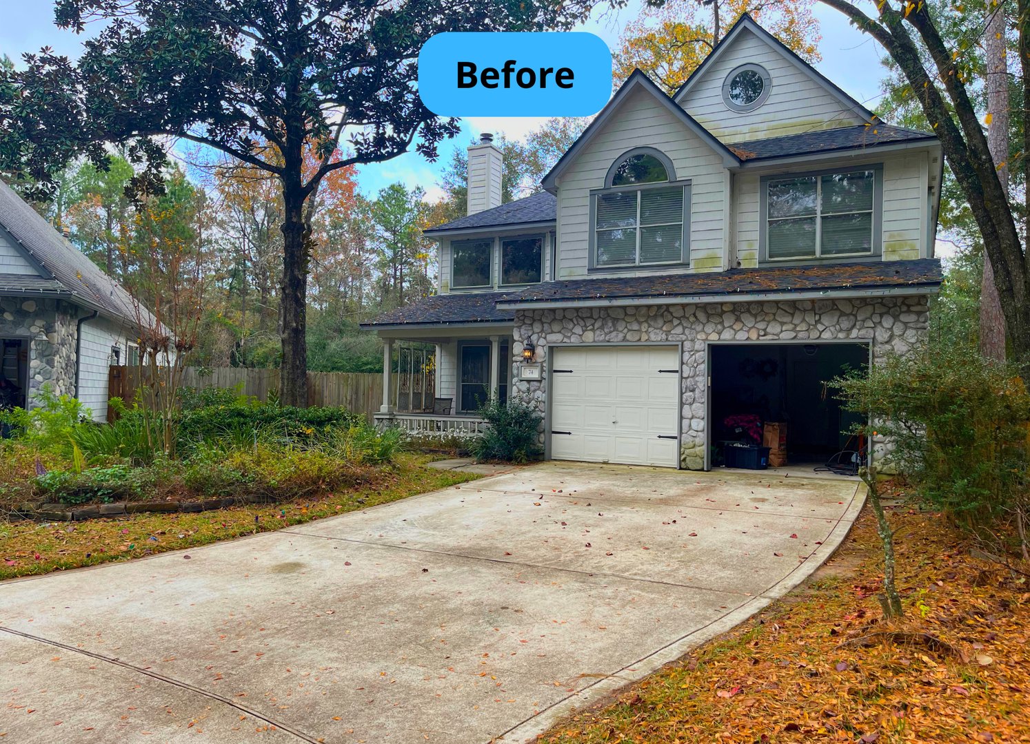 House before soft washing