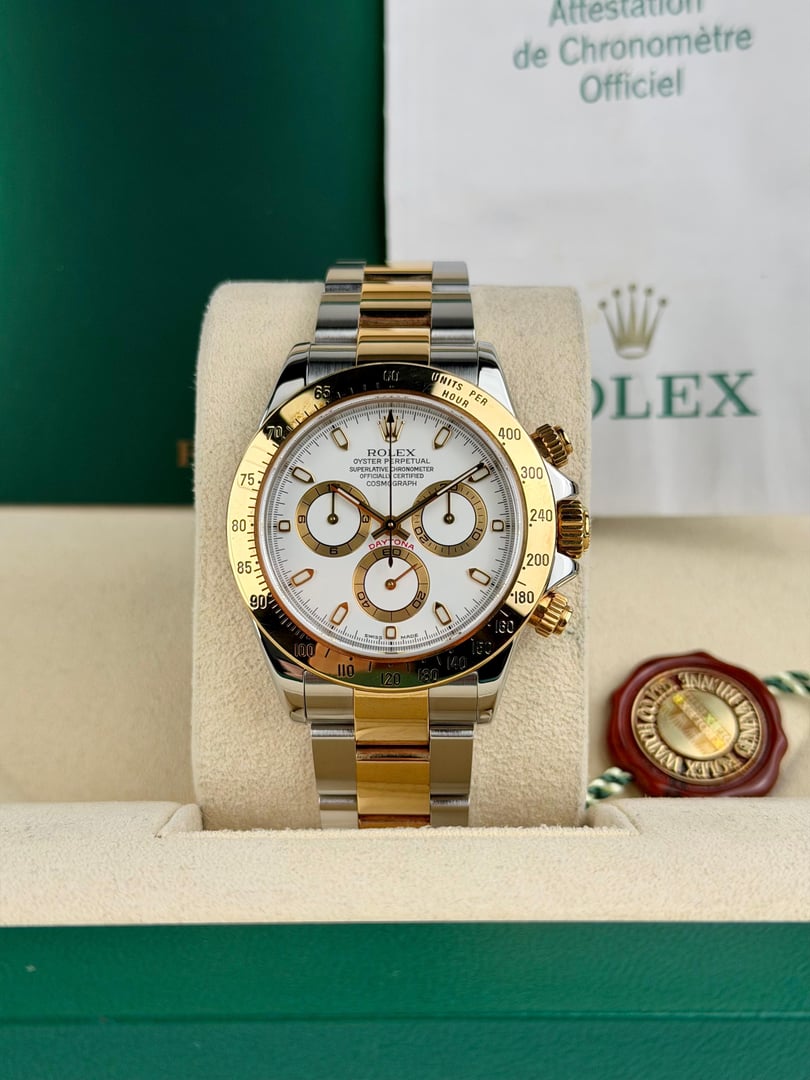 Rolex Daytona 40mm White Index