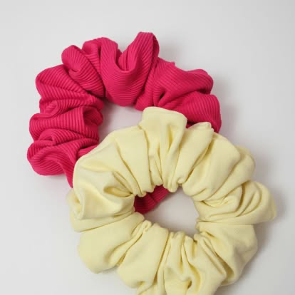 Scrunchies ręcznie robione