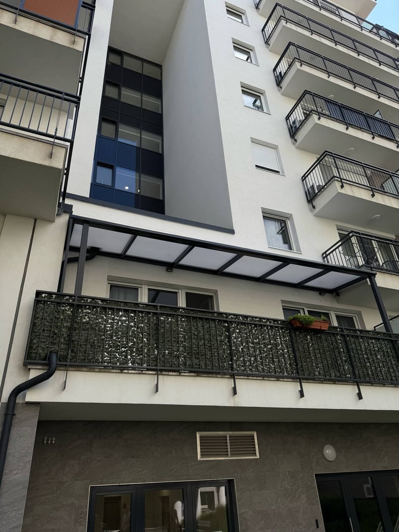 Terasz előtető referencia projekt