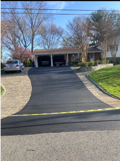 Driveway sealing project