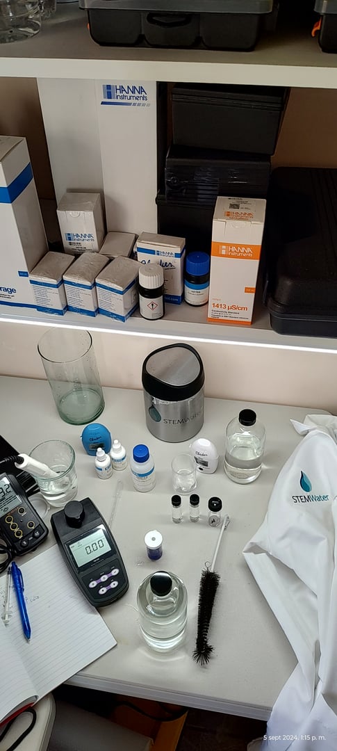 Laboratorio STEM Water - análisis de calidad del agua