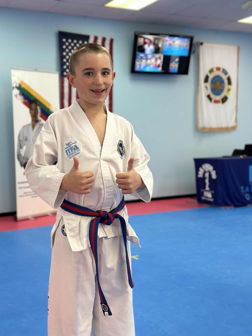 Martial arts students