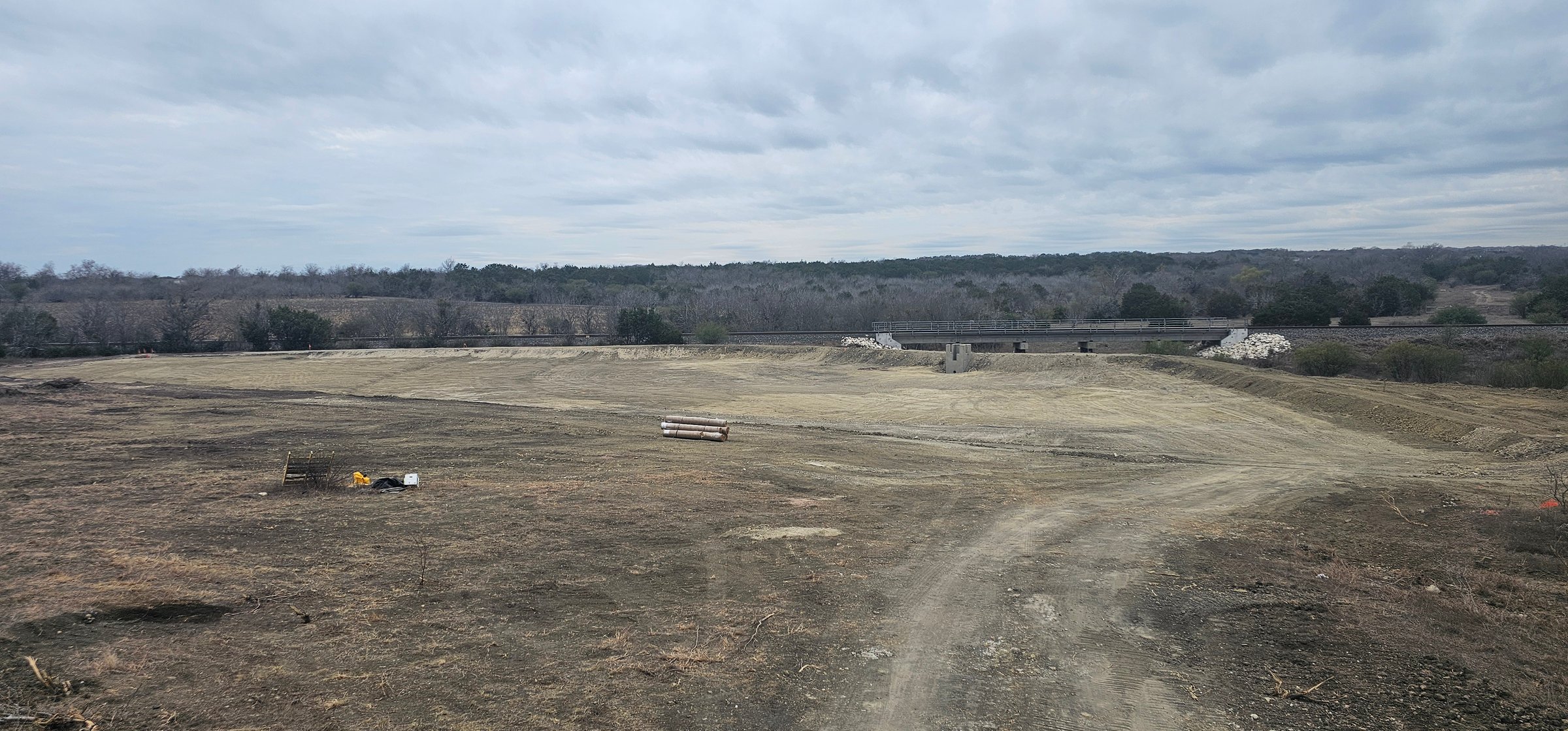 Detention Pond Construction Project