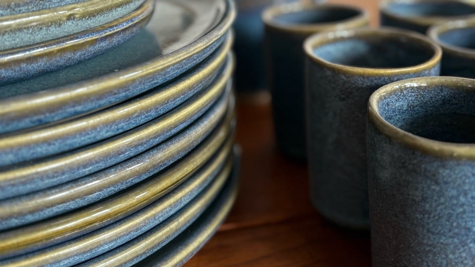 Platos principales de cerámica Naidich