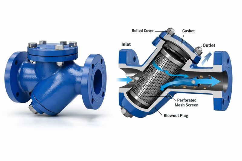 Filtros Tipo Y para protección de válvulas y bombas