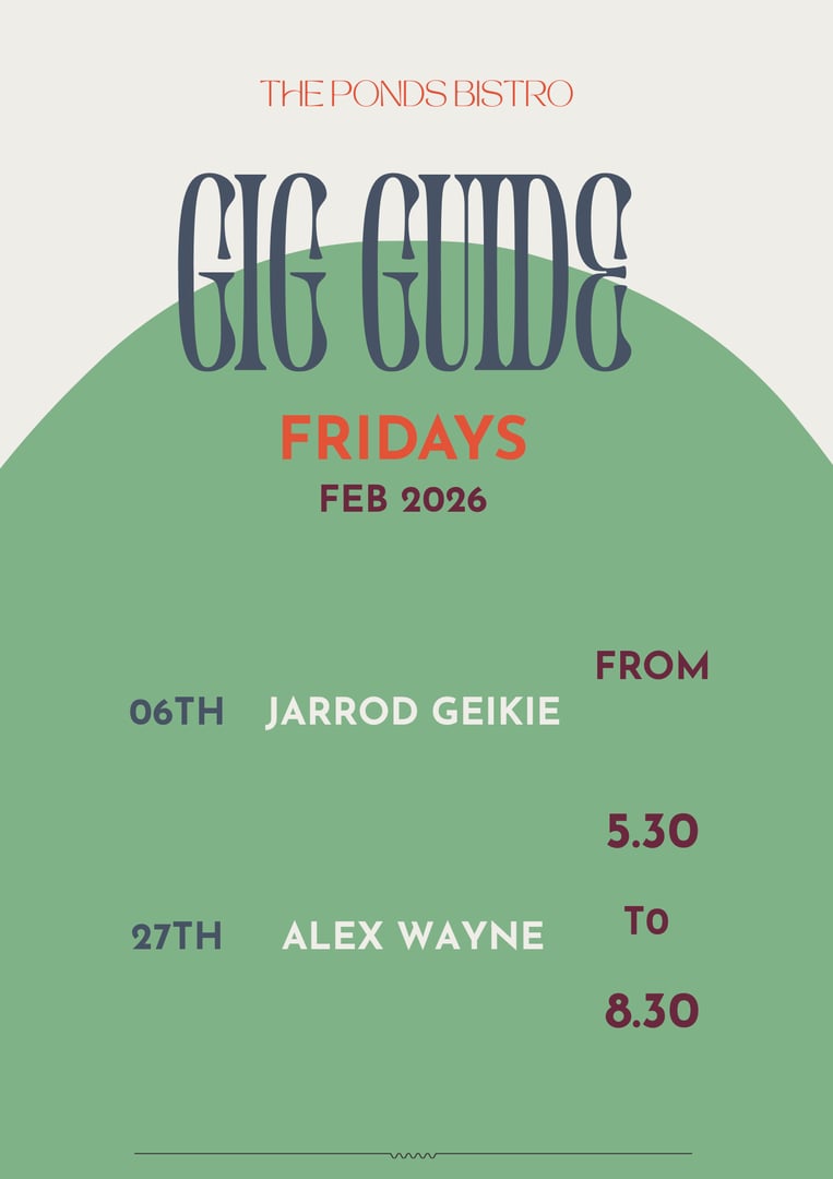 Friday Live Music at The Ponds Bistro - February