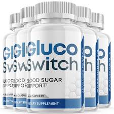 GlucoSwitch supplement bottle