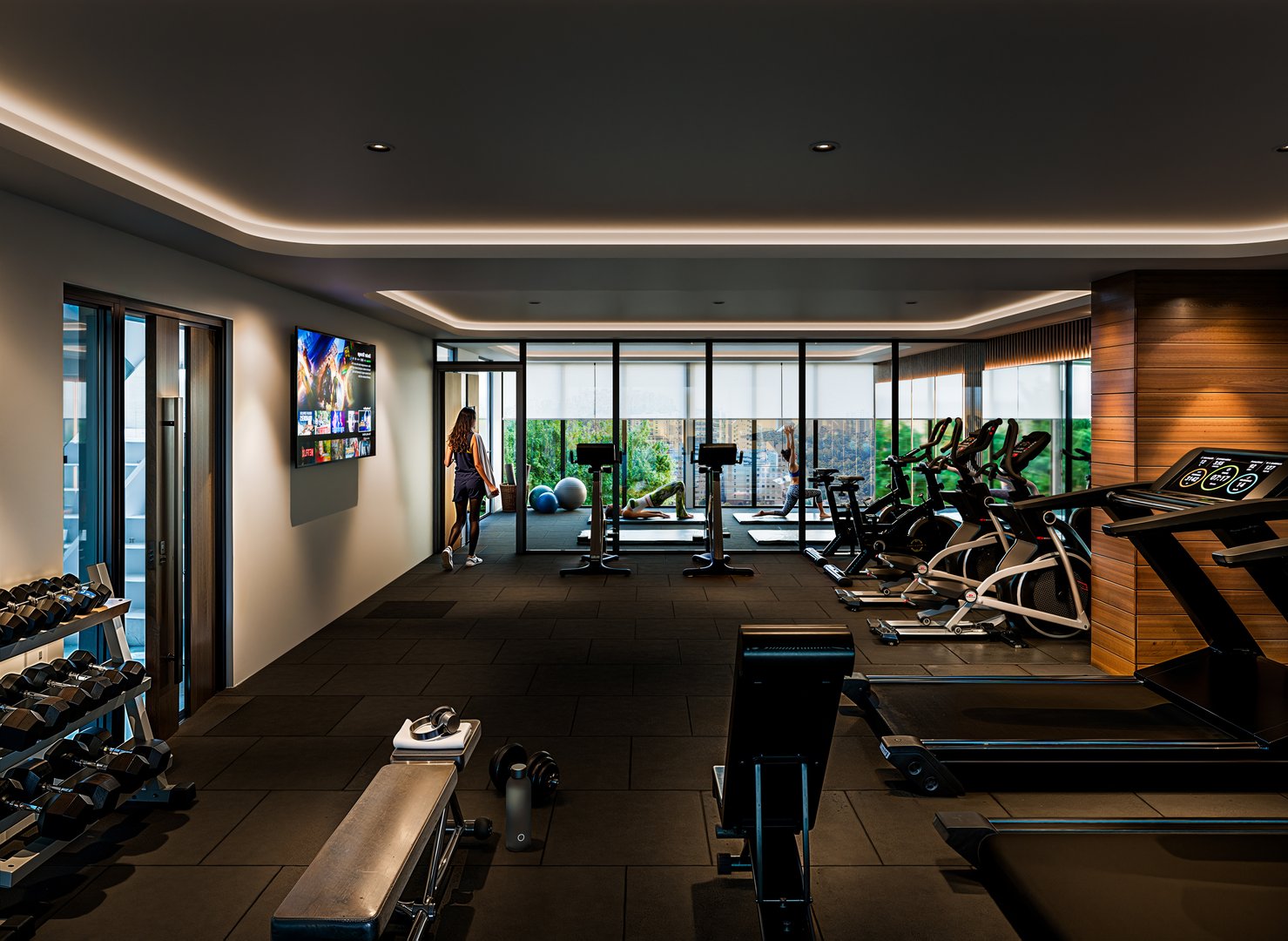 Architectural interior 3D rendering