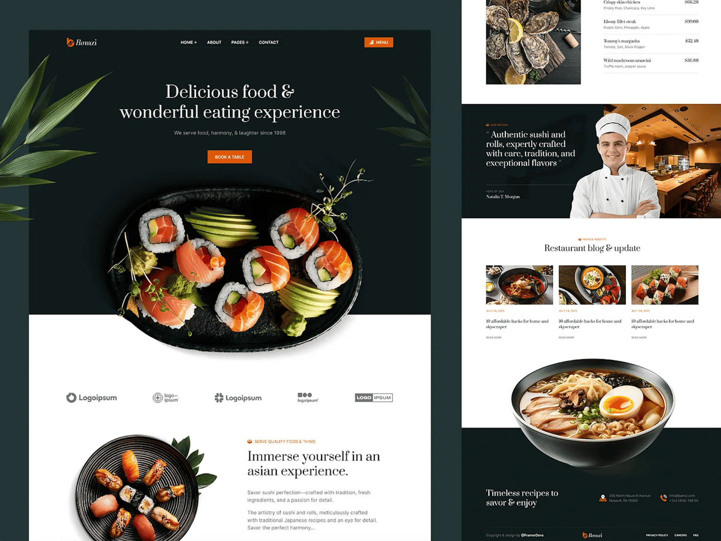 Website Restaurant