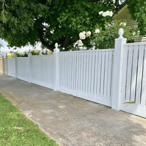 Colorbond fence installation