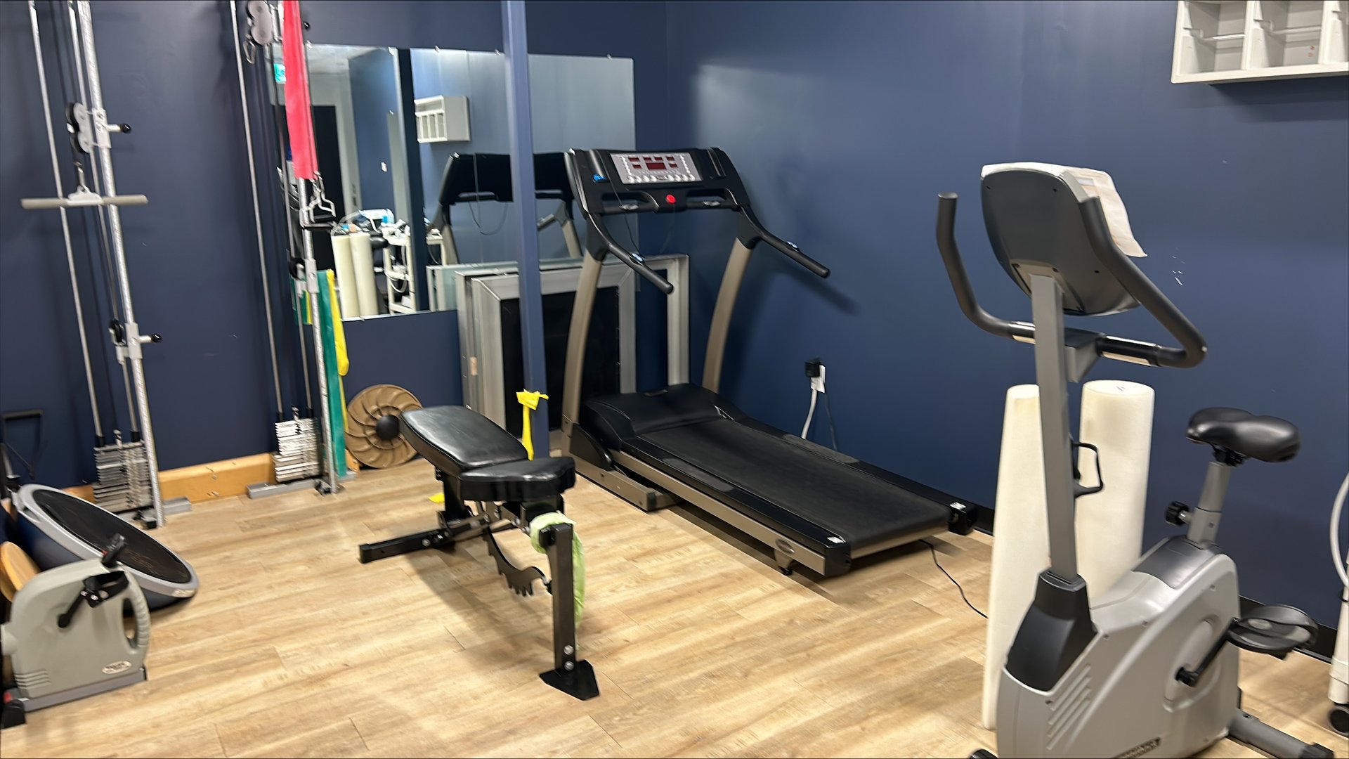 Gym area at Perth clinic