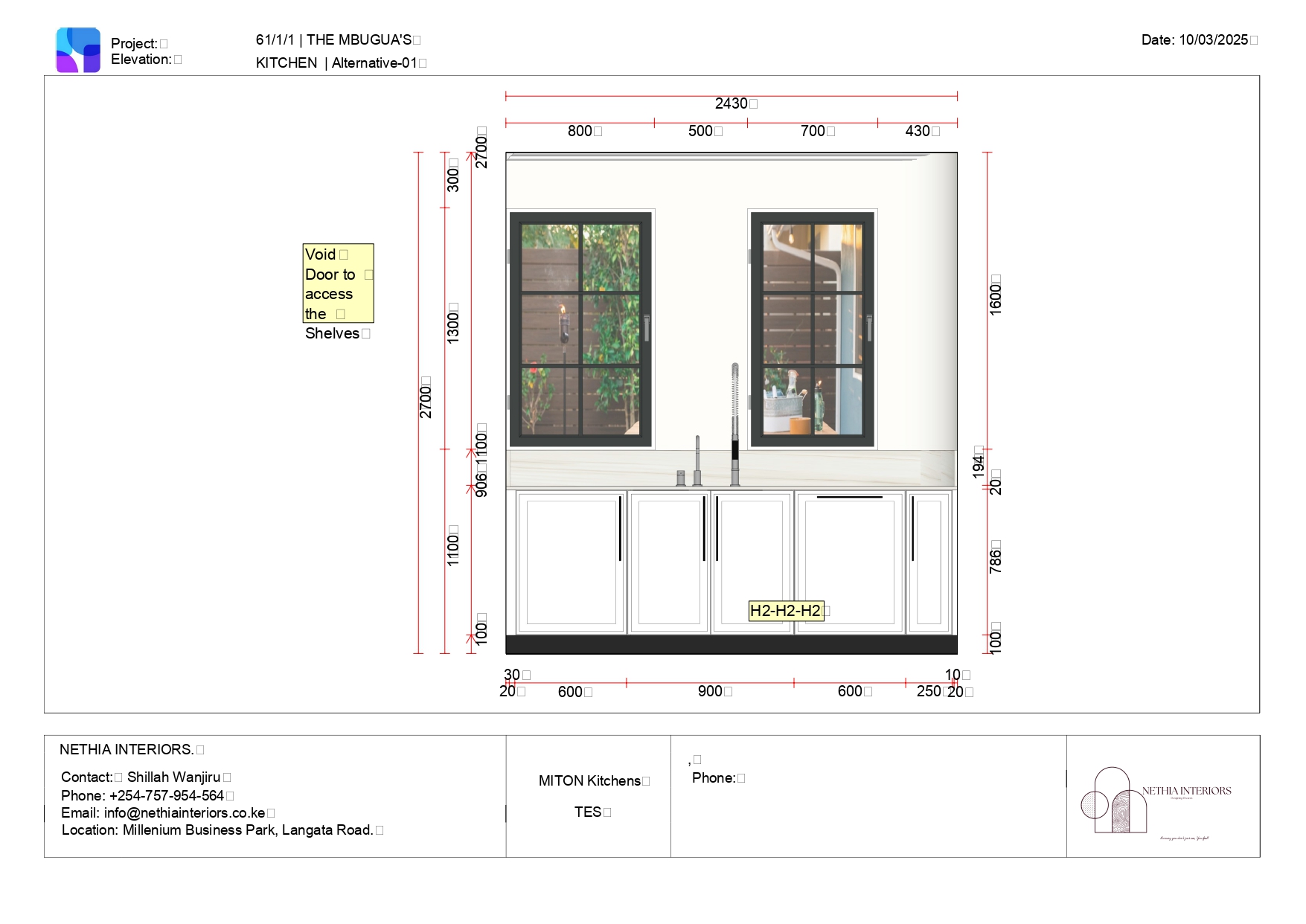 Mbuguas floor plan photo 2