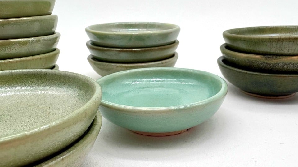 Platos complementarios de cerámica Naidich