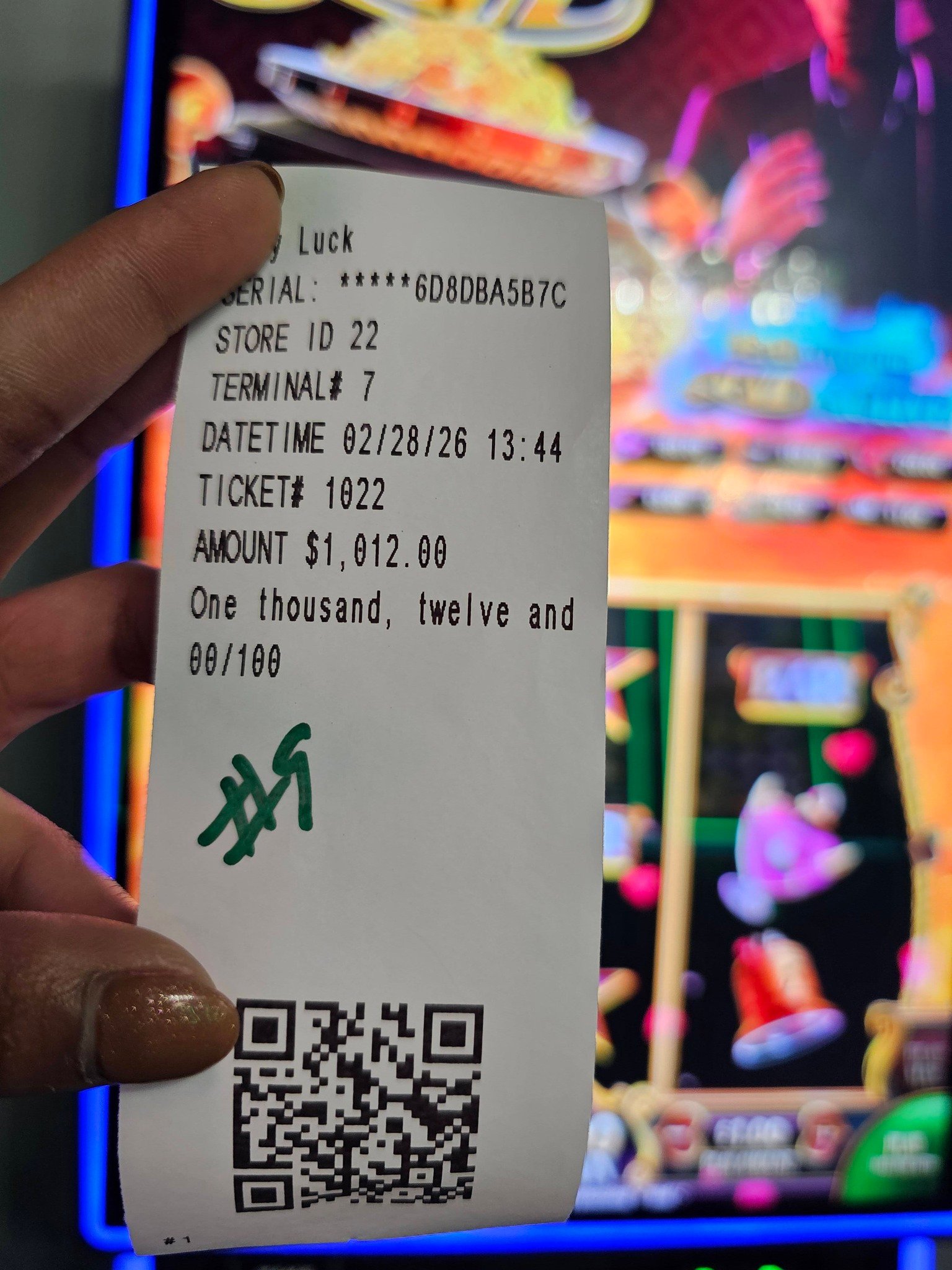 Winner at Lady Luck Skill Games