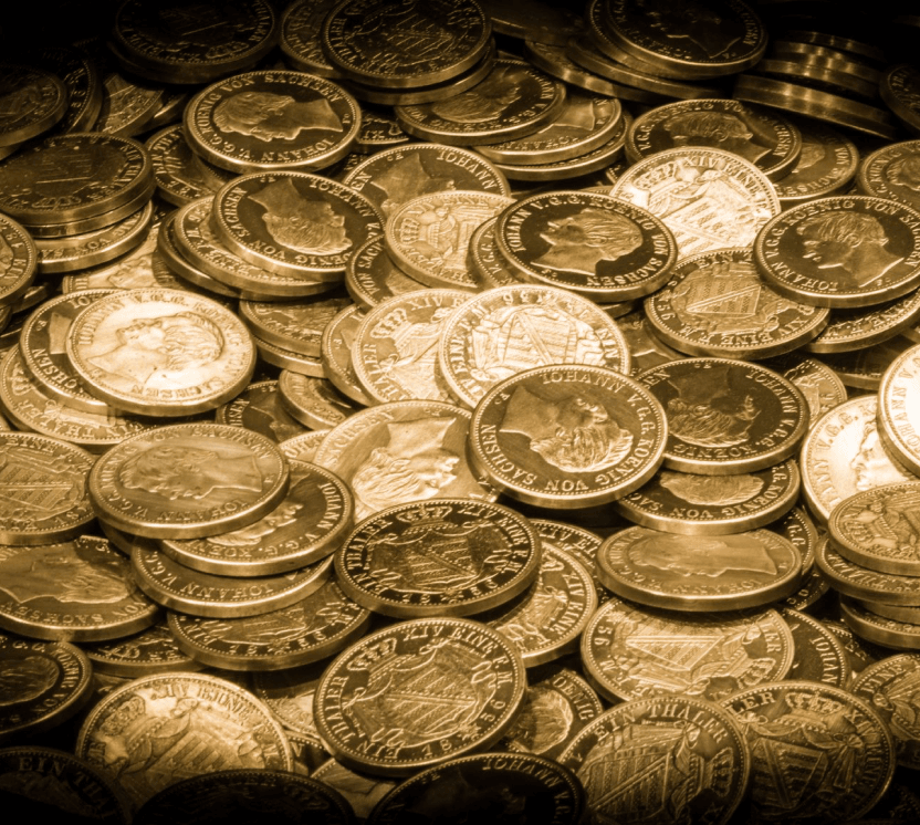 Gold coins