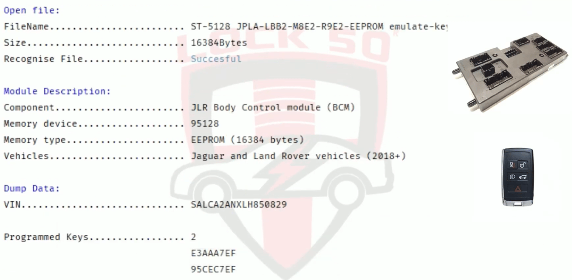 Emulate keys from BCM EEPROM data for 2017-2026 vehicles