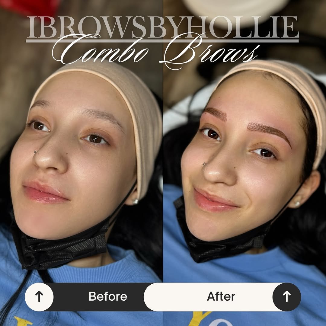 Precision permanent makeup eyebrows