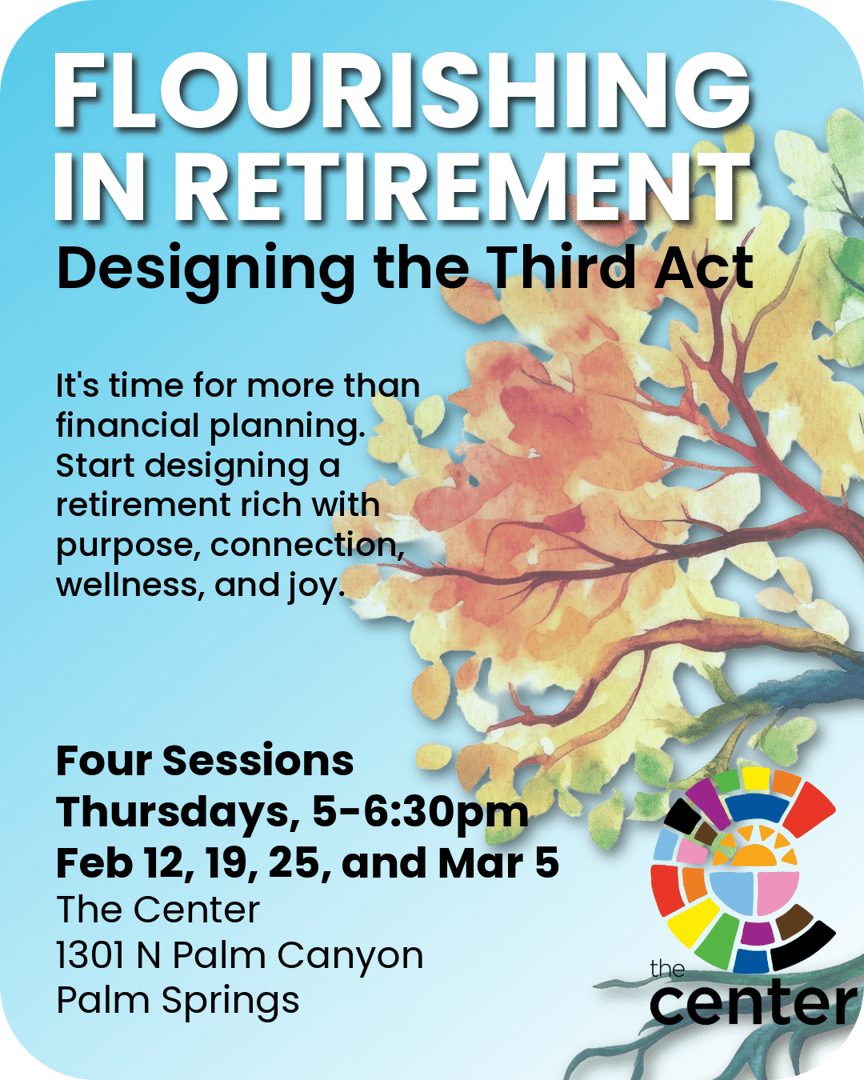 Flourishing in Retirement 2026 workshop graphic