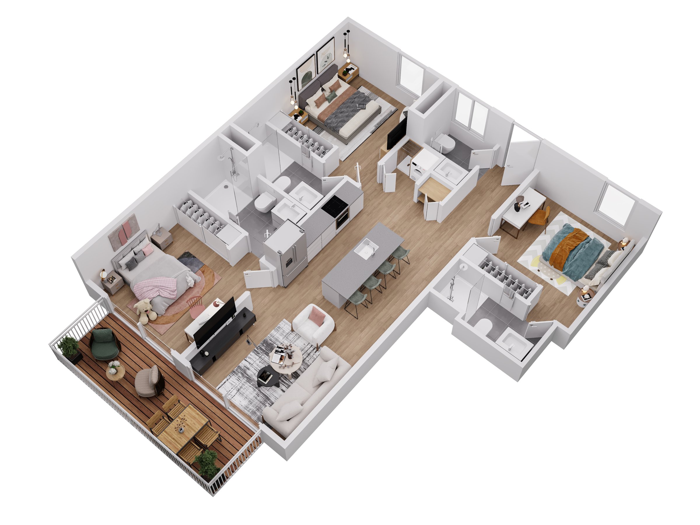 Type D Floor Plan Layout