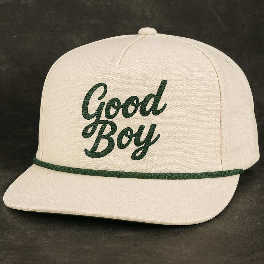 Cream Rope Good Boy Hat