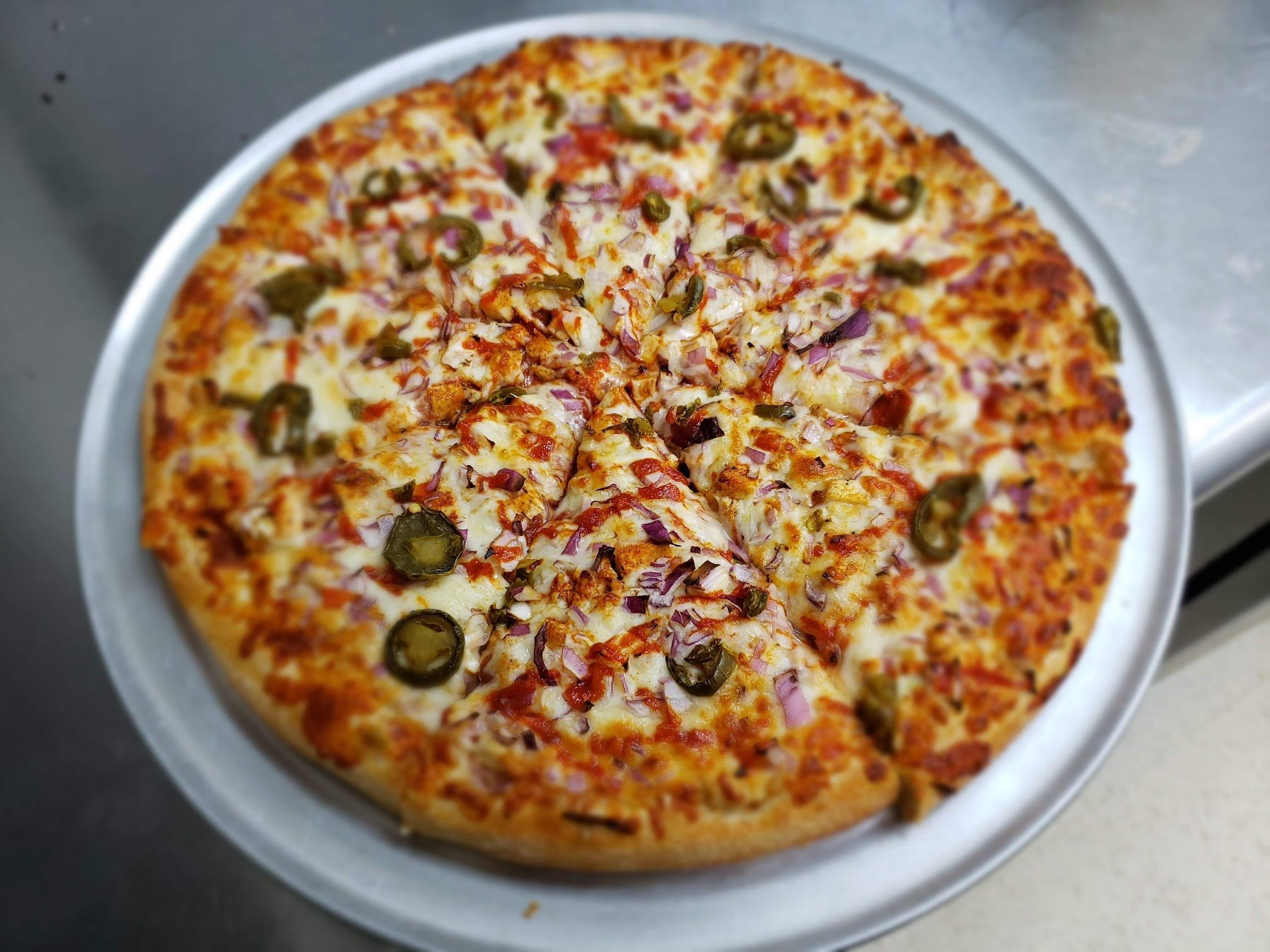 Spicy Chicken Pizza
