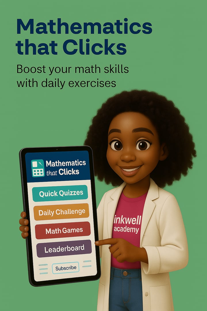 Mathematics learning platform interface