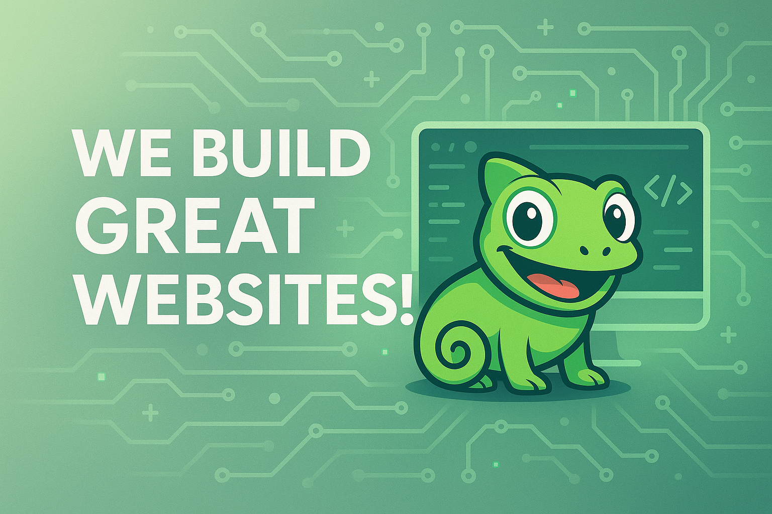 Modern website design showcase