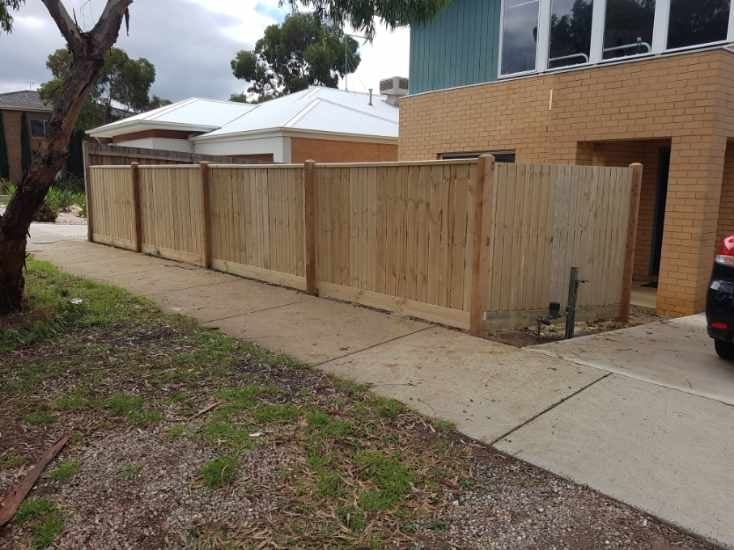 New fence installation project