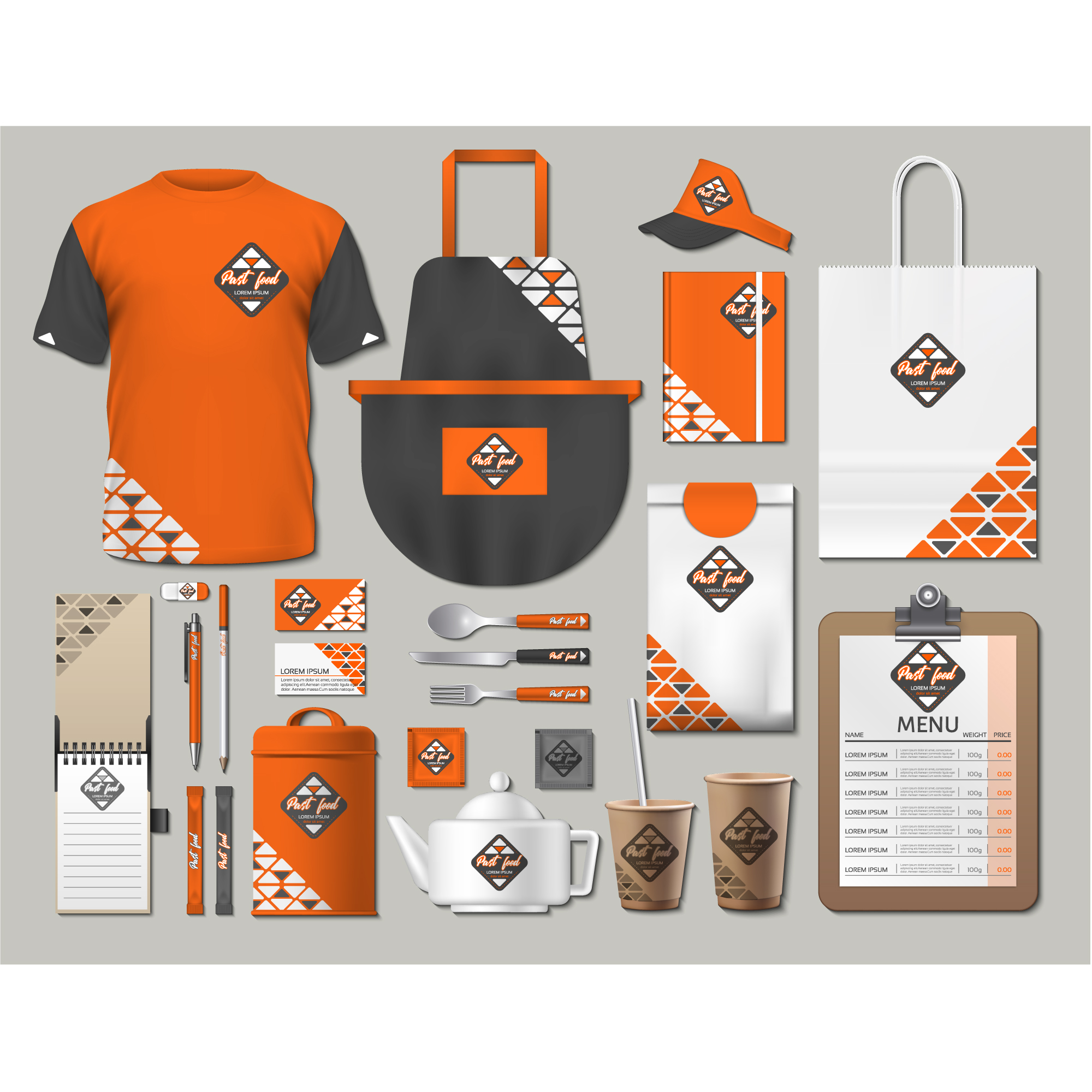 Custom printed products showcase