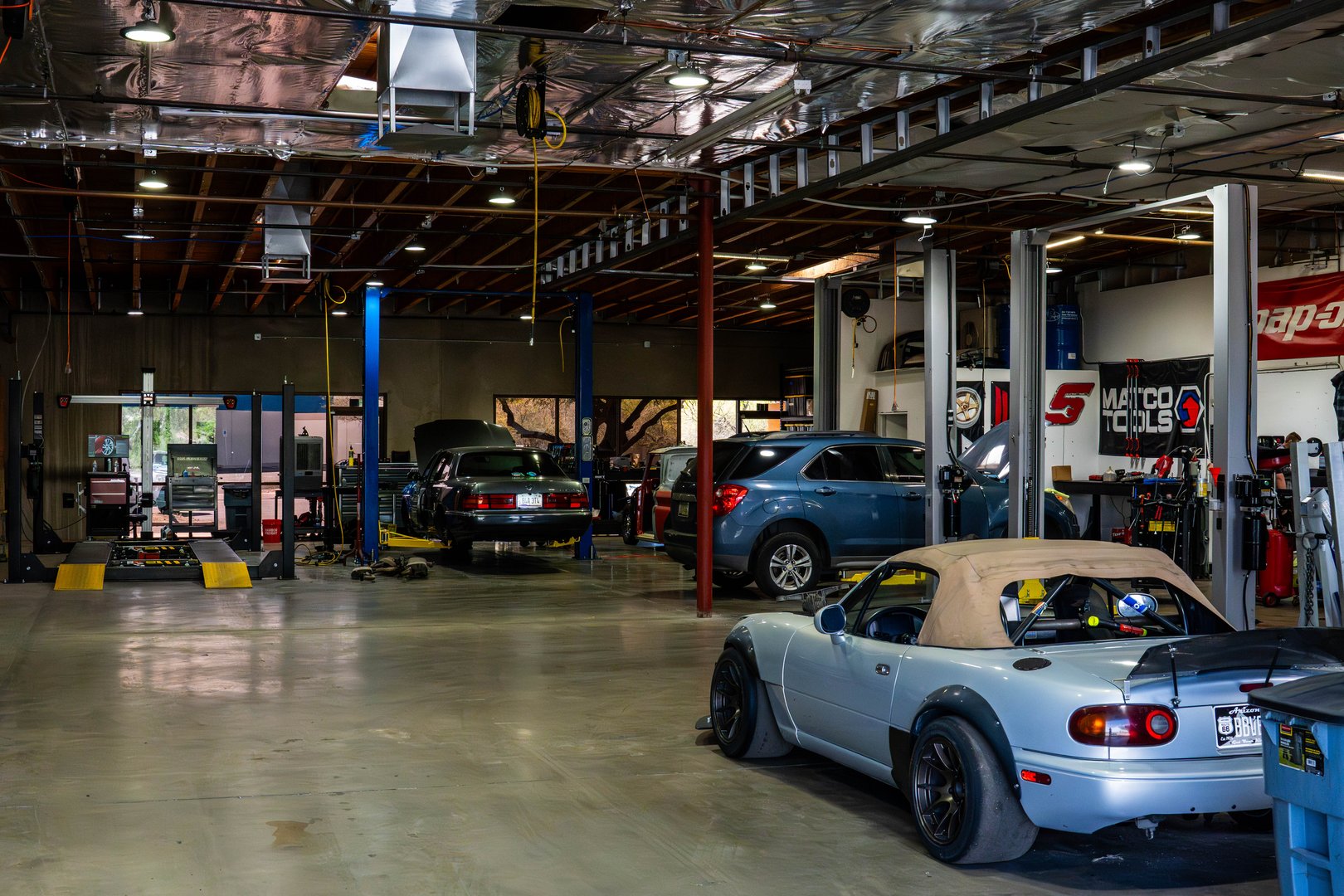 Next Level Mechanics Shop Interior