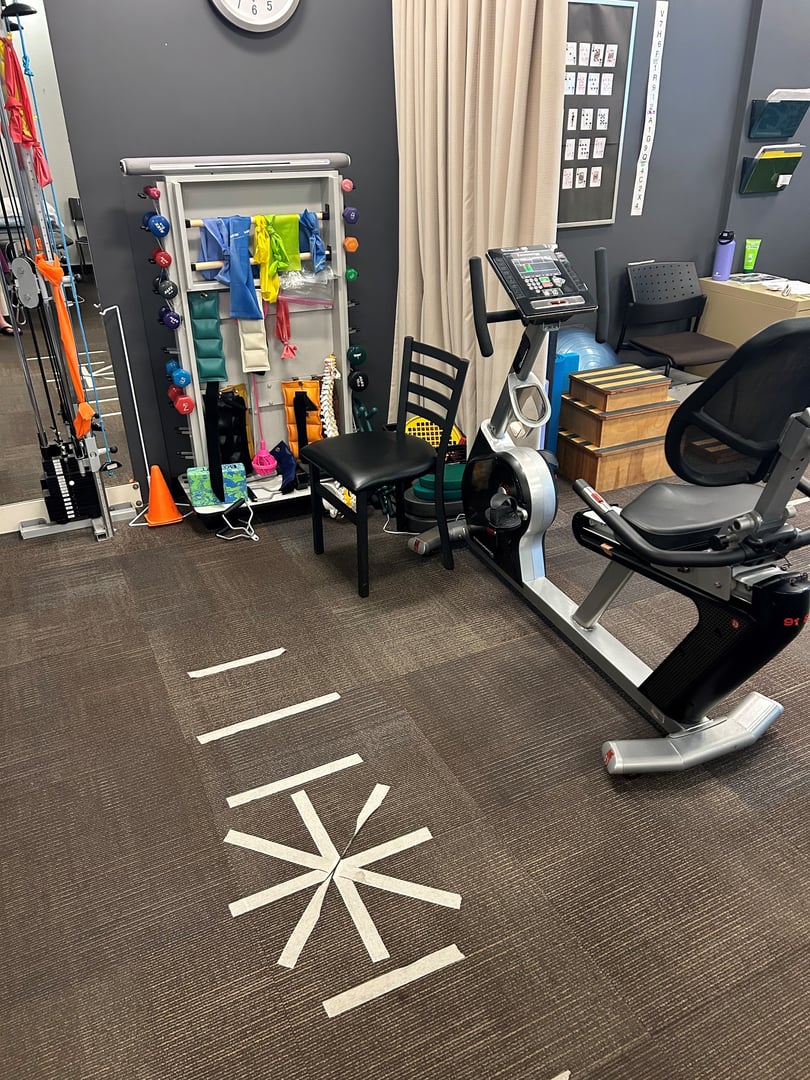 Exercise gym at Findlay Creek clinic