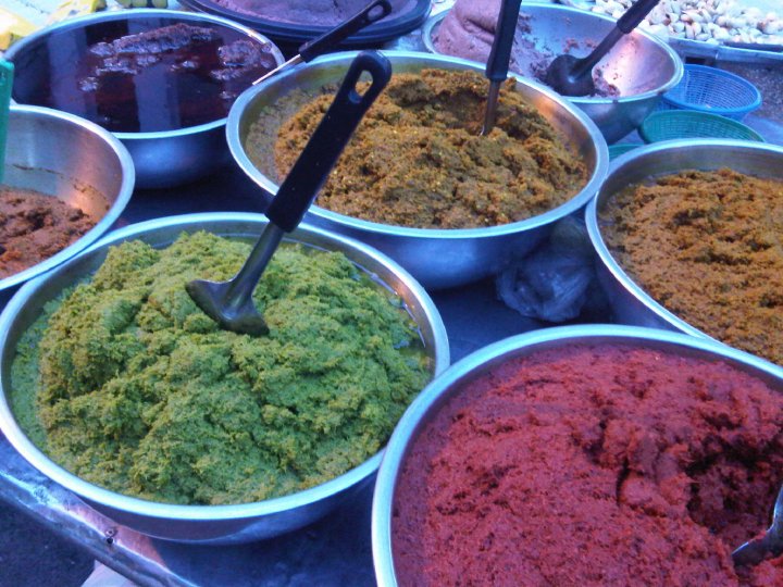 Homemade Panang curry paste