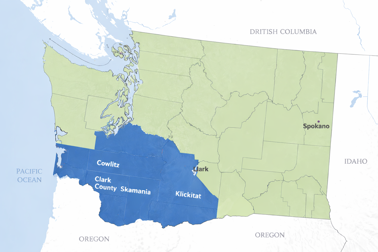 All About Garage Doors LLC service area map