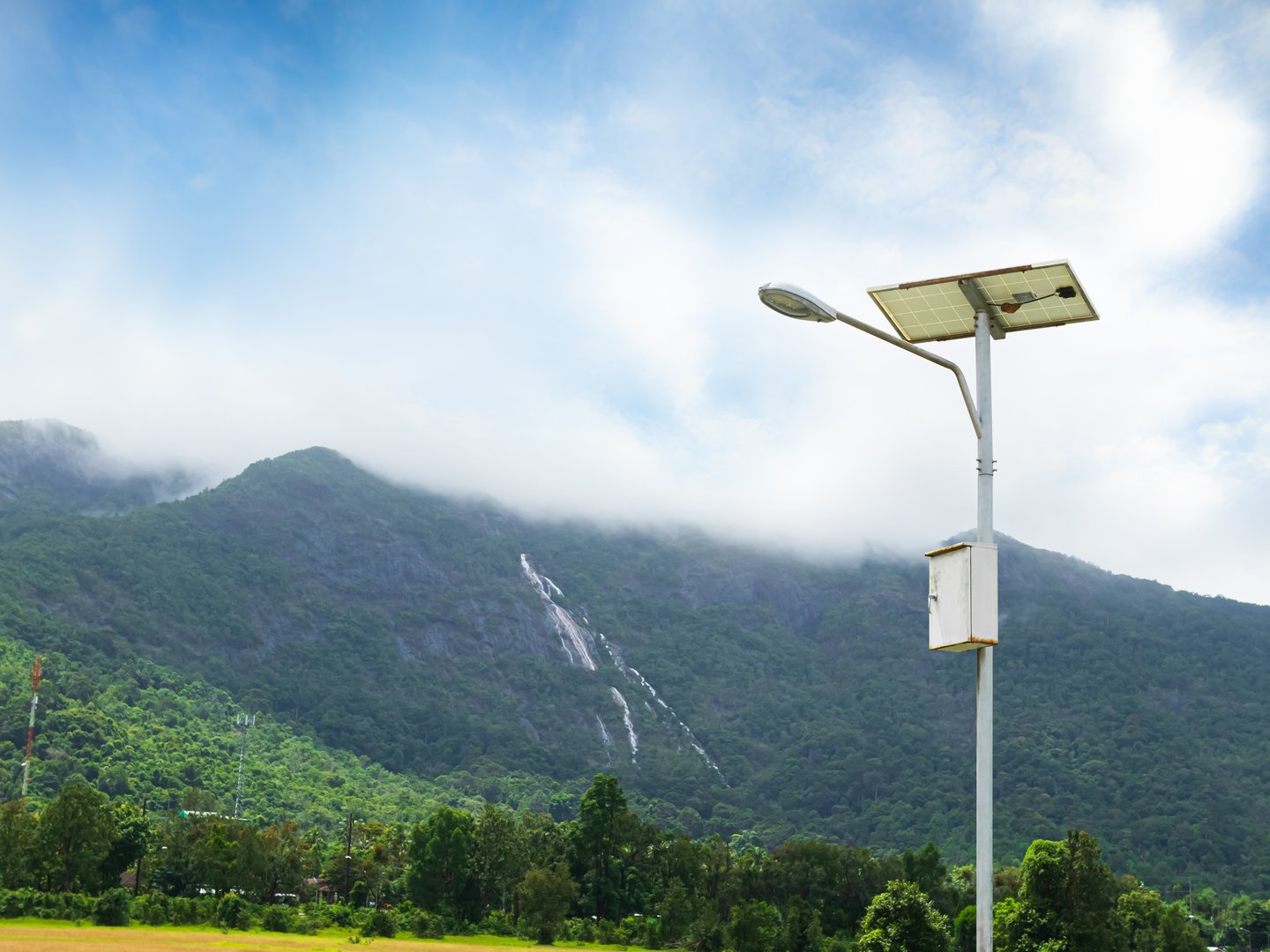 Iluminación de caminos rurales