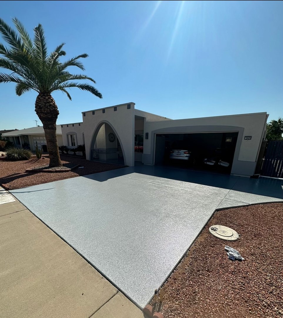 Concrete coating project