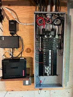 Electrical work portfolio photo