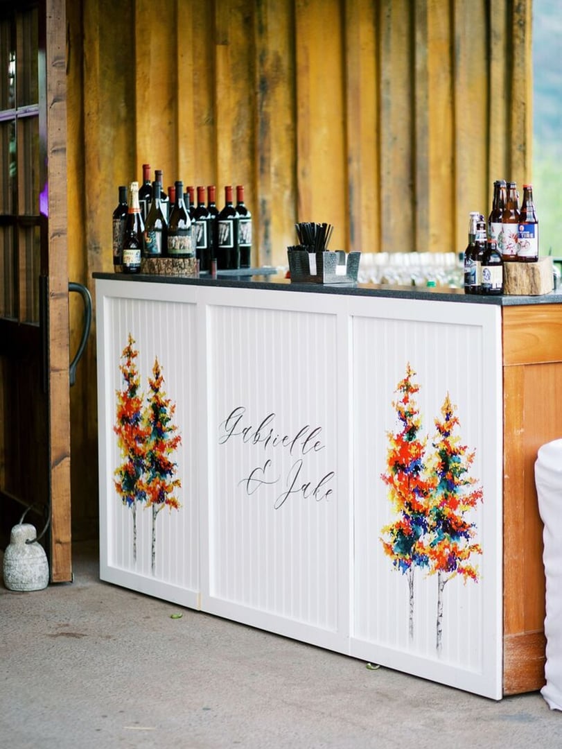 Custom printed bar