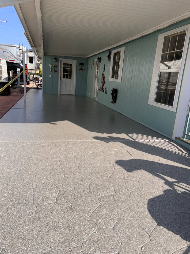 Quality concrete coating